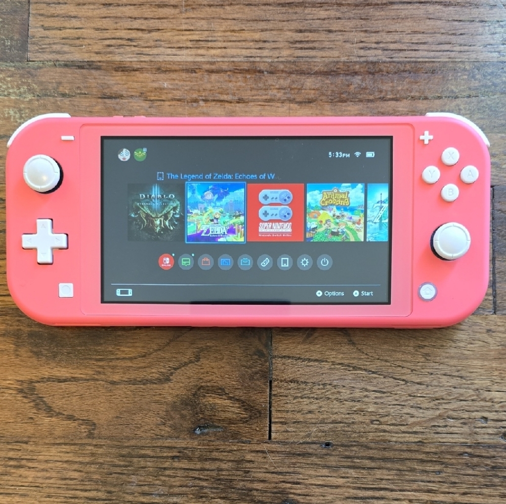 Nintendo Switch Lite Pink Handheld Console